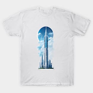 Sci fi Skyscraper T-Shirt